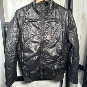 Dolce & Gabbana Made In Italy Black Nylon Quilted Packable Jacket, Size M, Mint!